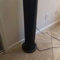 Tall floor fan