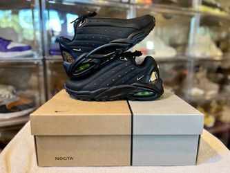 Size 6 Men / 7.5 Women - Nike Hot Step Air Terra ‘Drake NOCTA Triple Black’