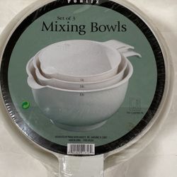 3 Mixing Bowls New