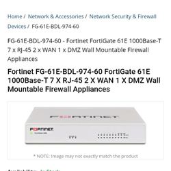 Fortinet Firewall Modem