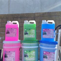 Cleaning Supplies, Detergent, Degreaser, and Car Soap