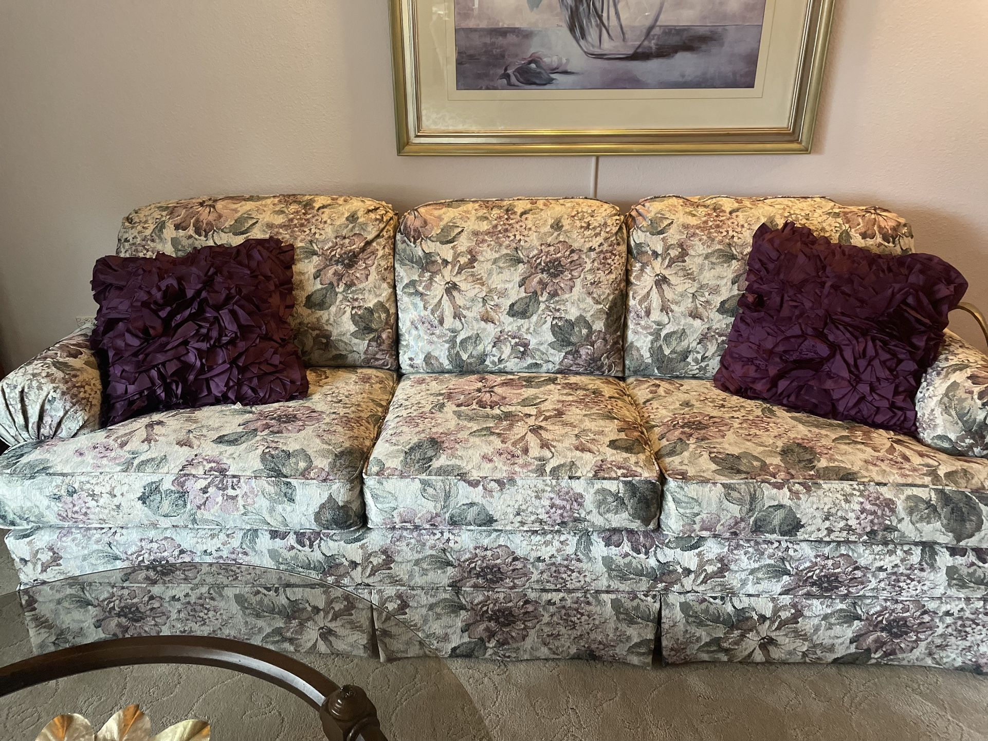 Floral Couch 