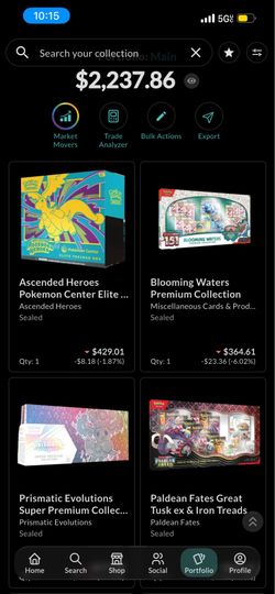 Selling entire Pokemon and one piece collection