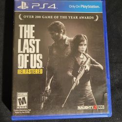 PS4 The Last Of Us Game 
