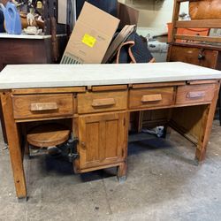 Antique Chemistry Table