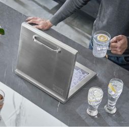 VEVOR Drop in Ice Chest, 14"L x 12"W x 18"H Stainless Steel Ice Cooler, Commercial Ice Bin with Hinged Cover, 40 qt Outdoor Kitchen Ice Bar