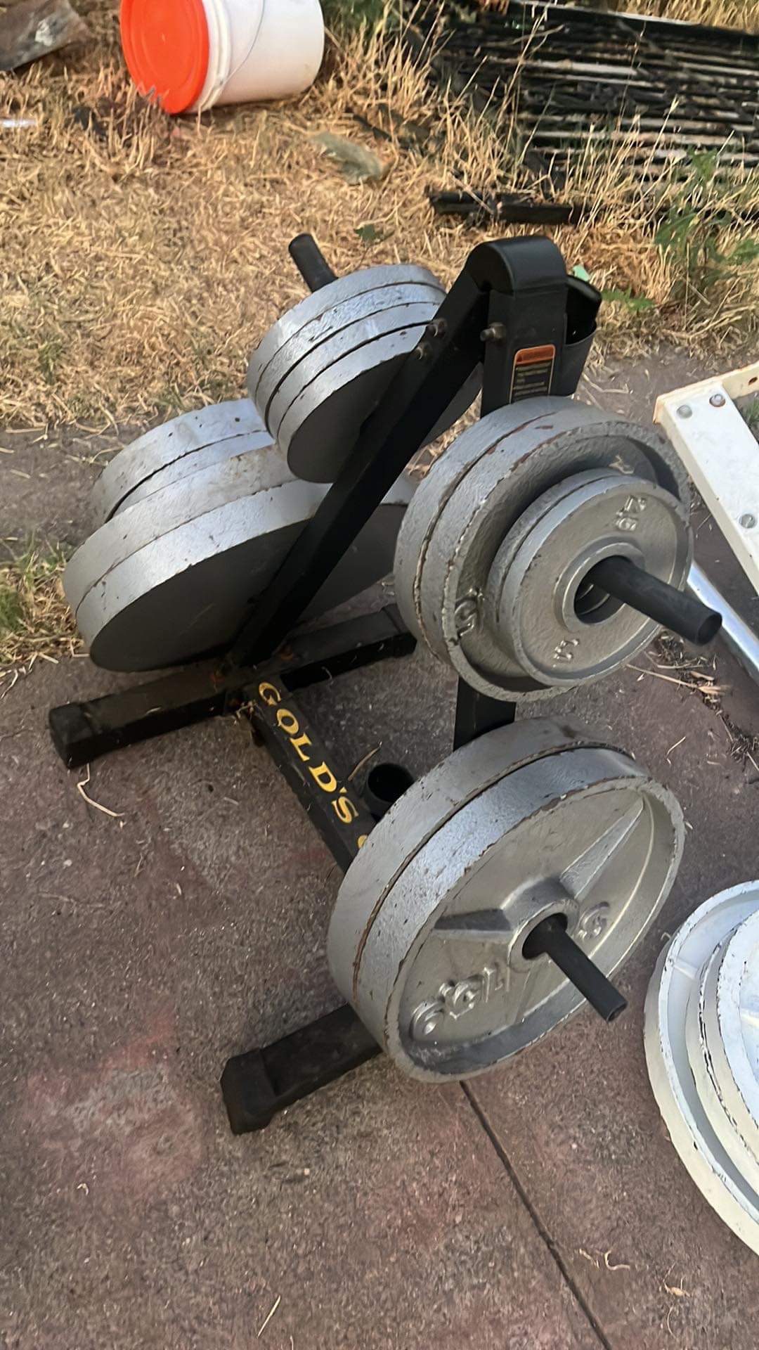 Complete Olympic Weight Set Only. Tree Not For Sale