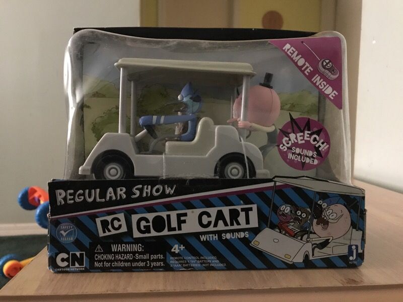 Regular show RC golf cart toy