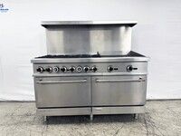 60 inches Hot plate Broiler Oven Range NSF CD-R6-24CB