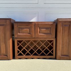 Wine Rack And Cabinets