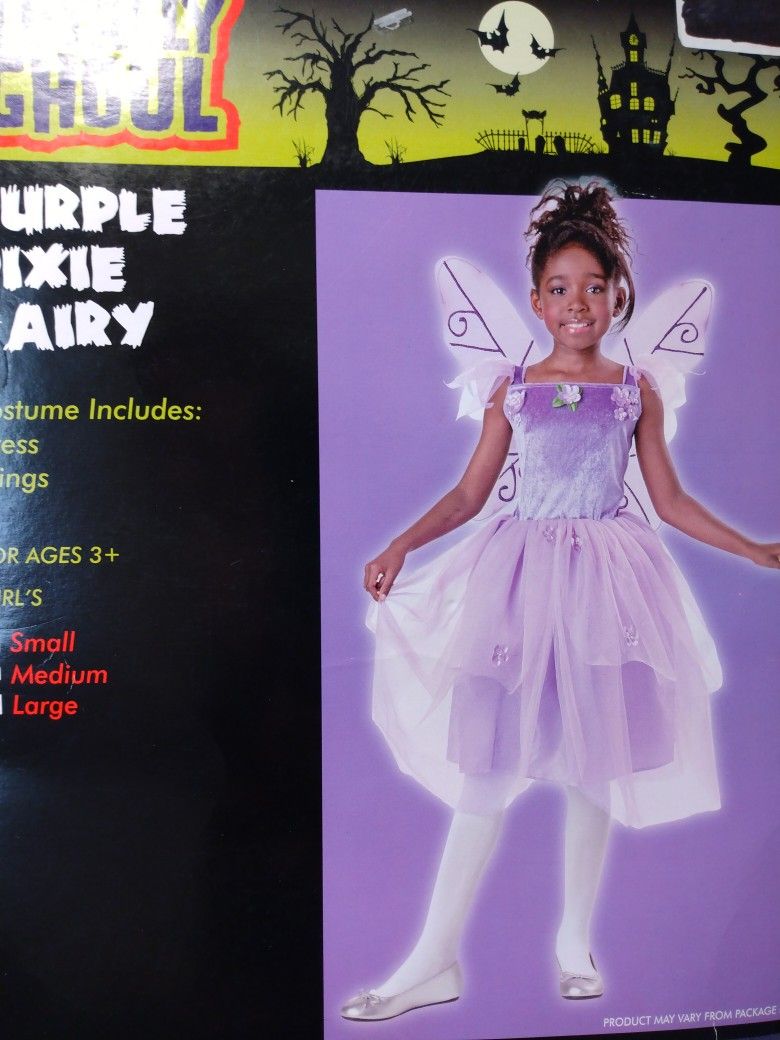 Purple Pixie Fairy, Fairy Costumes, Girl Costumes, Halloween Costume