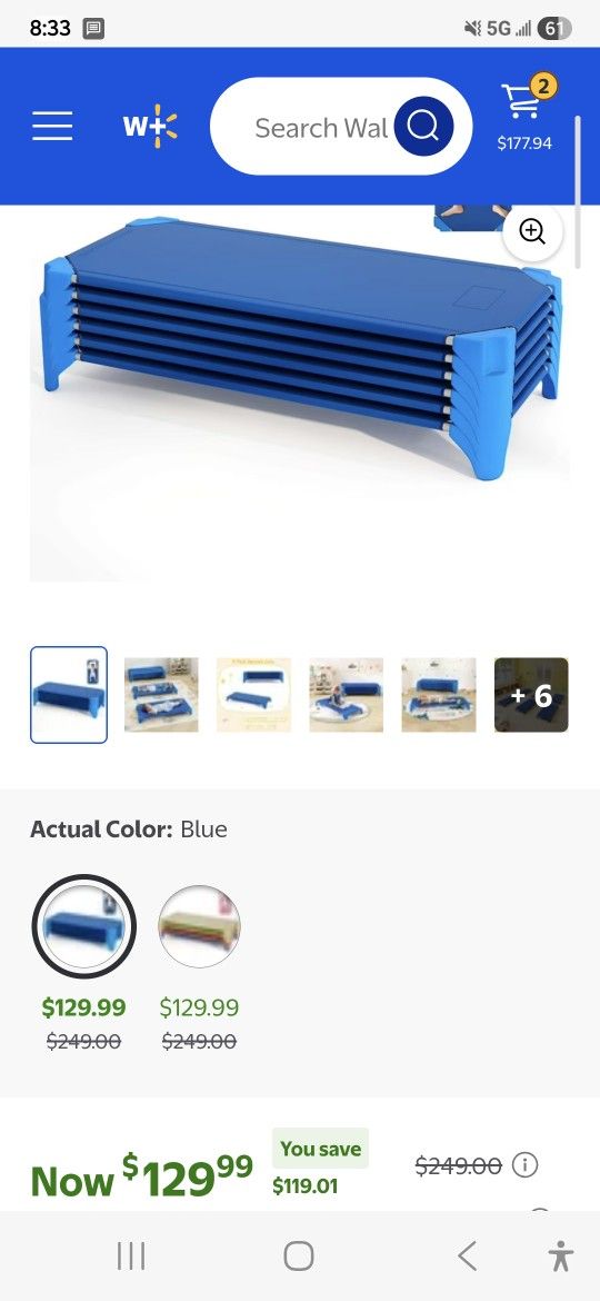 New Stackable Toddler Cots