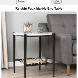Marble End Table
