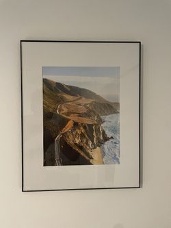 Framed Big Sur Coastline Print