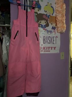 Overol Para La Nieve Color Pink Size 7/8 .