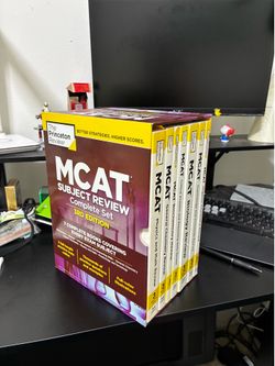 Complete MCAT Prep Book Set for Pre-Medical Students