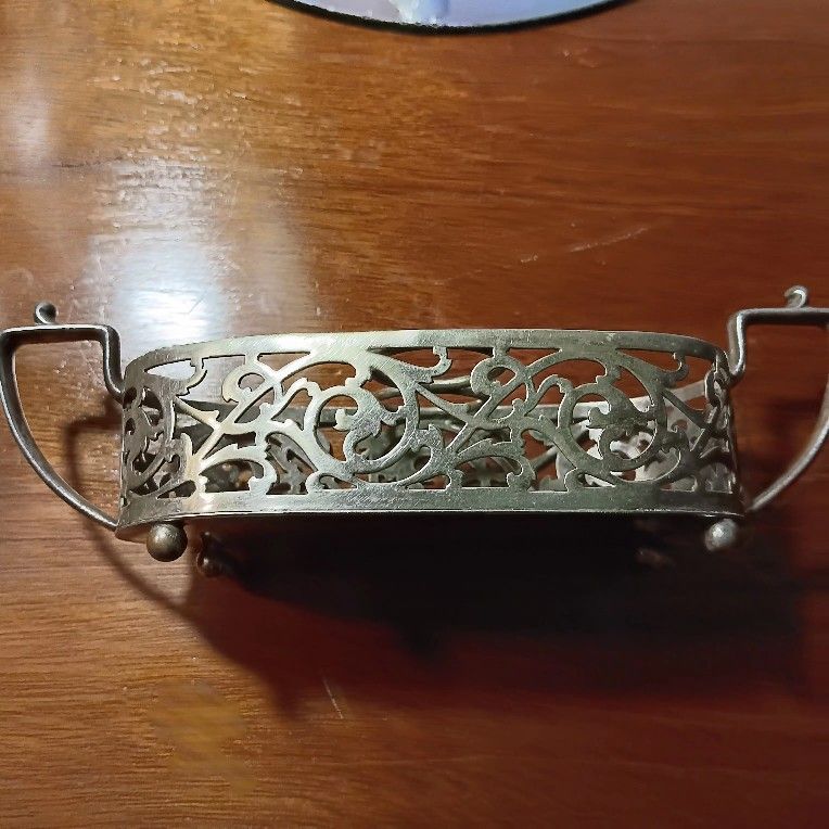 Vintage Silver Condaments Tray