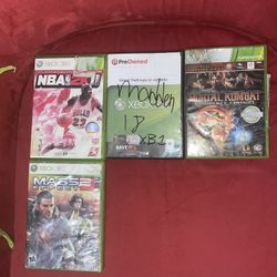 Xbox Games(PICKUP ONLY)