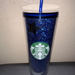 NWT Disney World Mickey Make a Wish Starbucks Tumbler “Wishes Come True” Blue