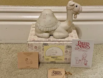 PRECIOUS MOMENTS CAMEL NATIVITY 3" FIGURINE E-2(contact info removed) ENESCO NEW NIB