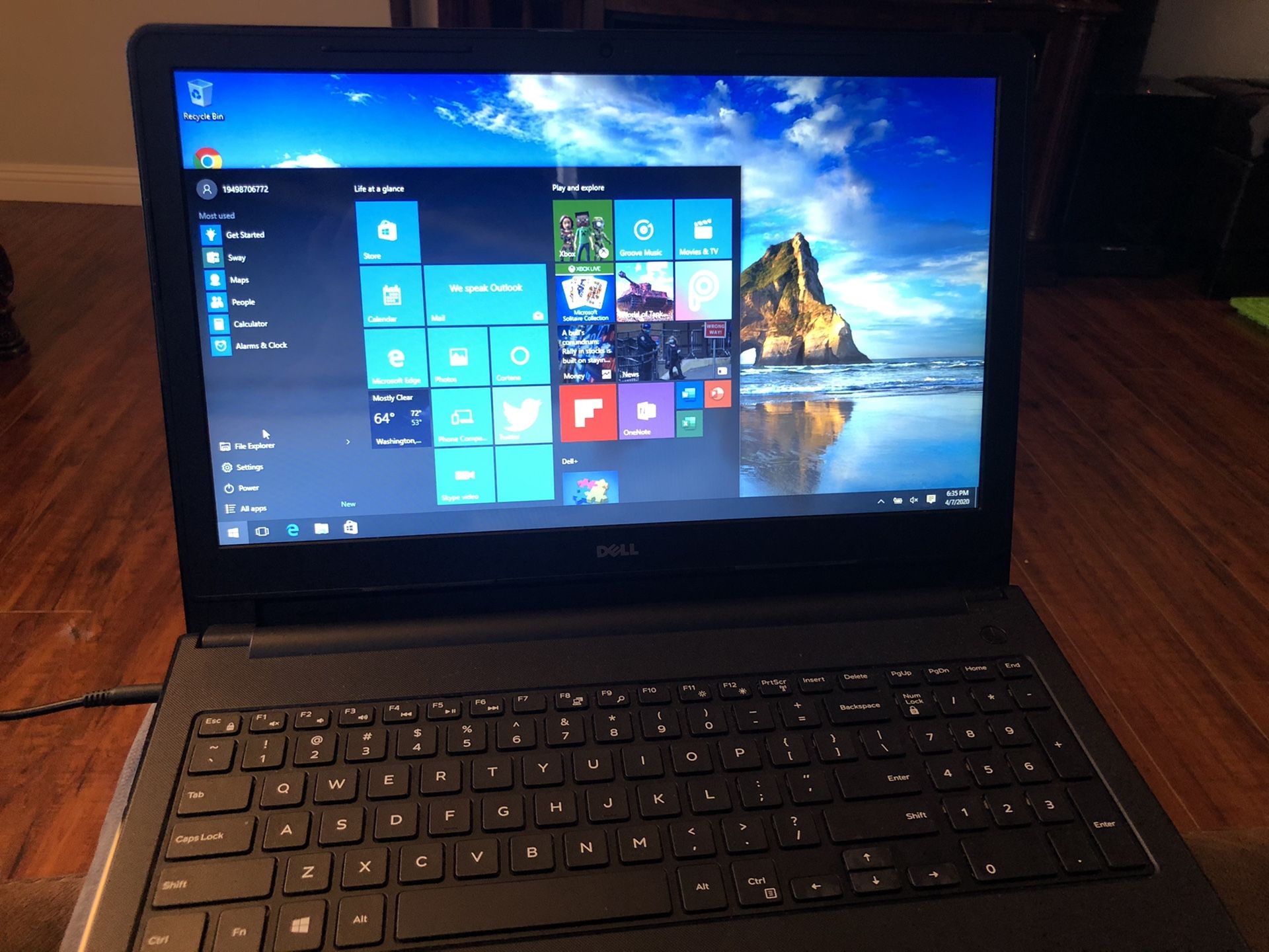 Dell laptop touchscreen