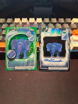 2026 Disney Topps Chrome Base Cards Melephant Brooks AA-MB  and green xx/99 cards