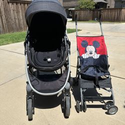 Graco  modes Baby Stroller and Mickey Mouse Stroller