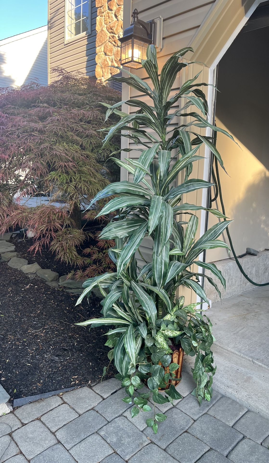 Artificial Dracaena Silk Plant