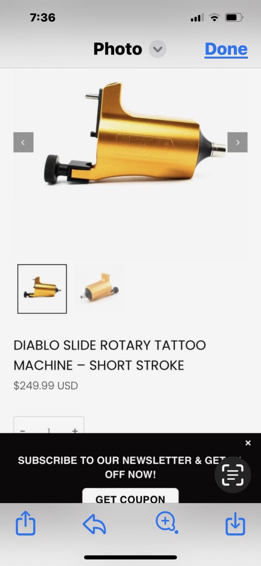 Diablo Tattoo Machine