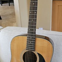 Vintage Fender F-35 Acoustic Guitar With Soft Gig Bag