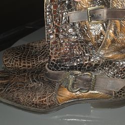 Mark Nason Snake Skin boots size 10.5