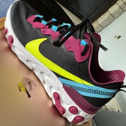 Custom Neon Nike Gym Shoes 