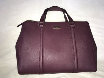 Burgundy Kate Spade Large Handbag