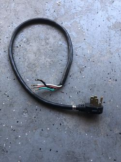 Electric range cable