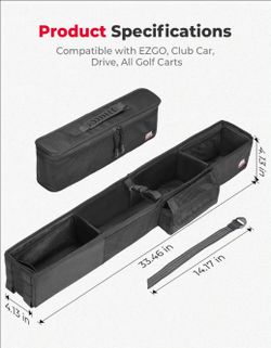Golf cart storage bag