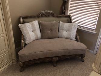 Beautiful wooden couch