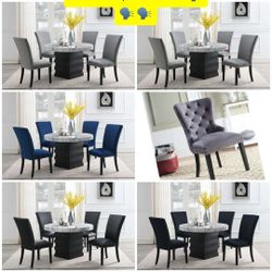 5pc Marble Dining Table set $650 