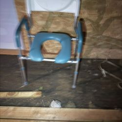 Pelegon 3-in-1 Commode/Shower Chair/Raised Toilet Seat 