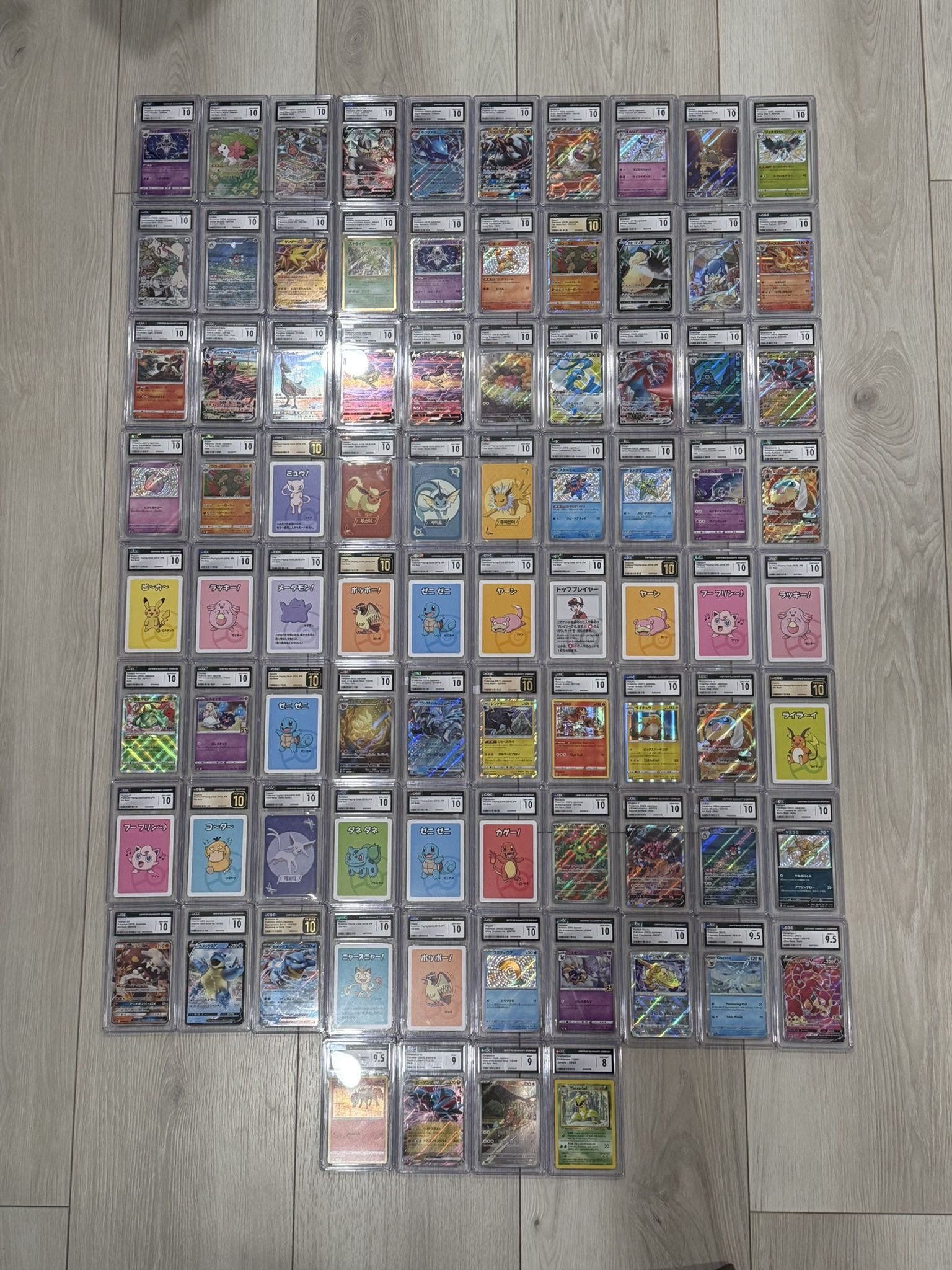 84 CARD GRADED POKEMON CARD COLLECTION
