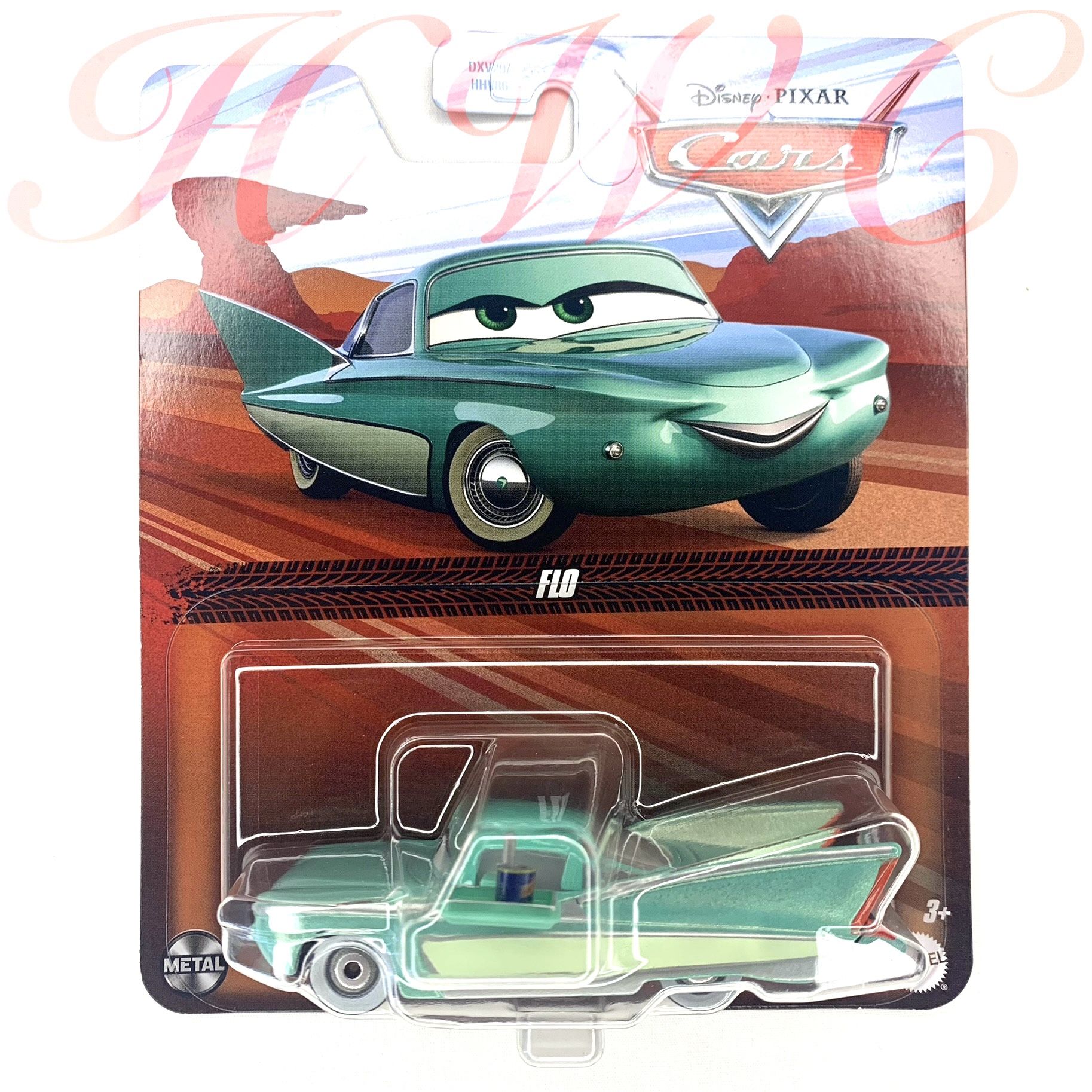 Disney Pixar Cars 2025 FLO WITH TRAY (Cars 1) Metal
