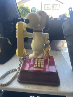 Snoopy Woodstock Peanuts vintage Antique Phone