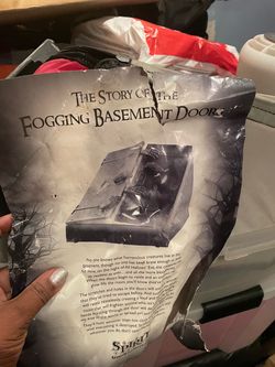 Halloween Fogging Basement Doors Animatronic