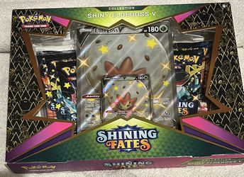 2021 POKEMON SHINING FATES SHINY ELDEGOSS V COLLECTION 