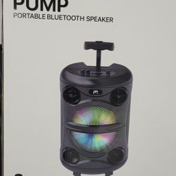 New Bluetooth Speaker Rechargeable DJ Karaoke ALL IN ONE 8"