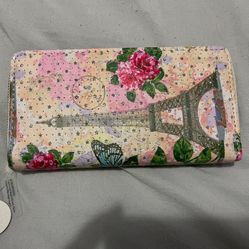 Paris Eiffel Tower Graphic Wallet 