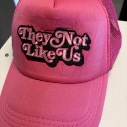 Pink They Not Like Us Hat