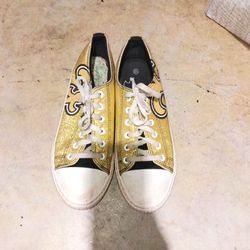 New Orleans Saints Low-Top Sneakers Size 10