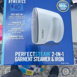 Perfect Steam 2 -in-1 Garmet Steamer & iron 