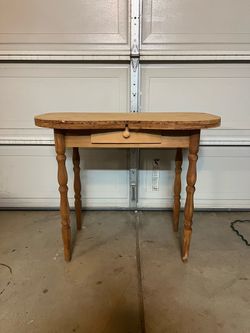 Vintage Wood Desk / Vanity