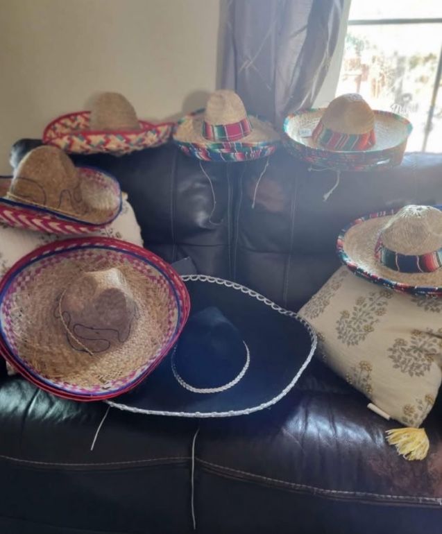 Mexican Sombreros Celebration Hats